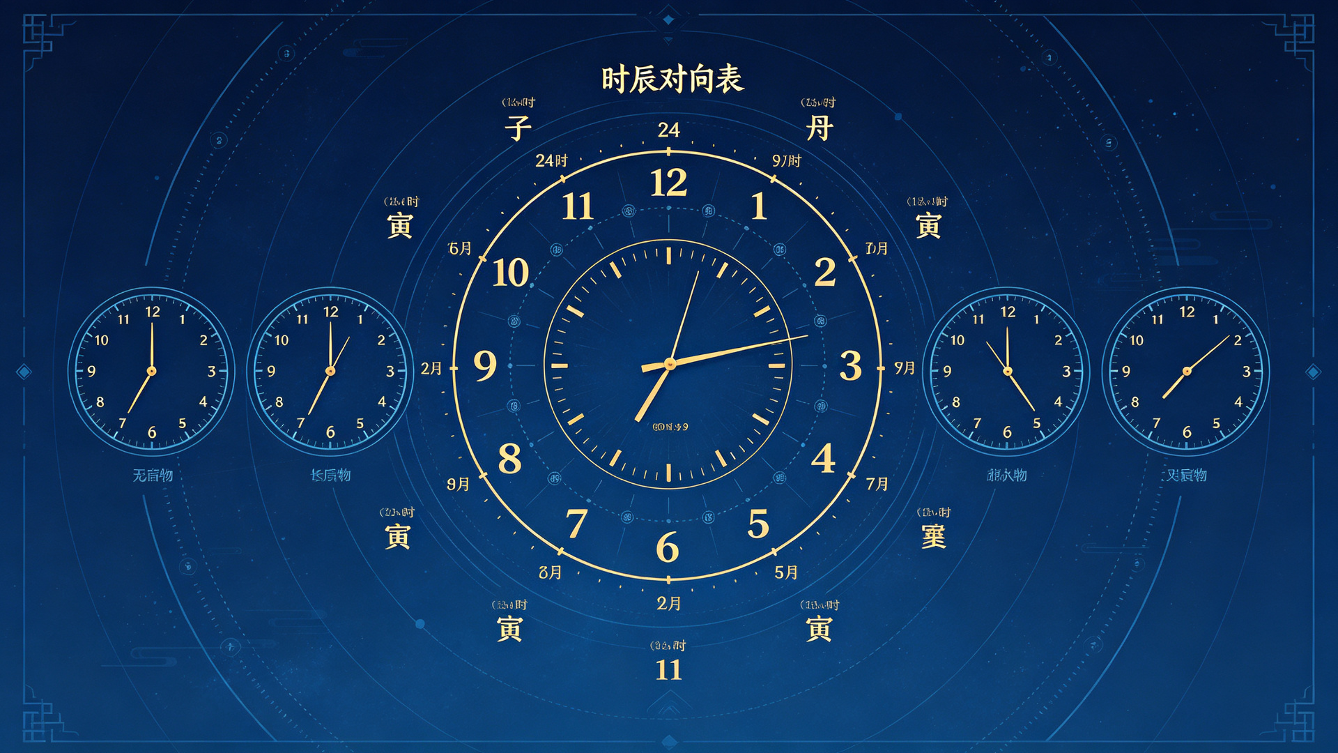 時辰對照表