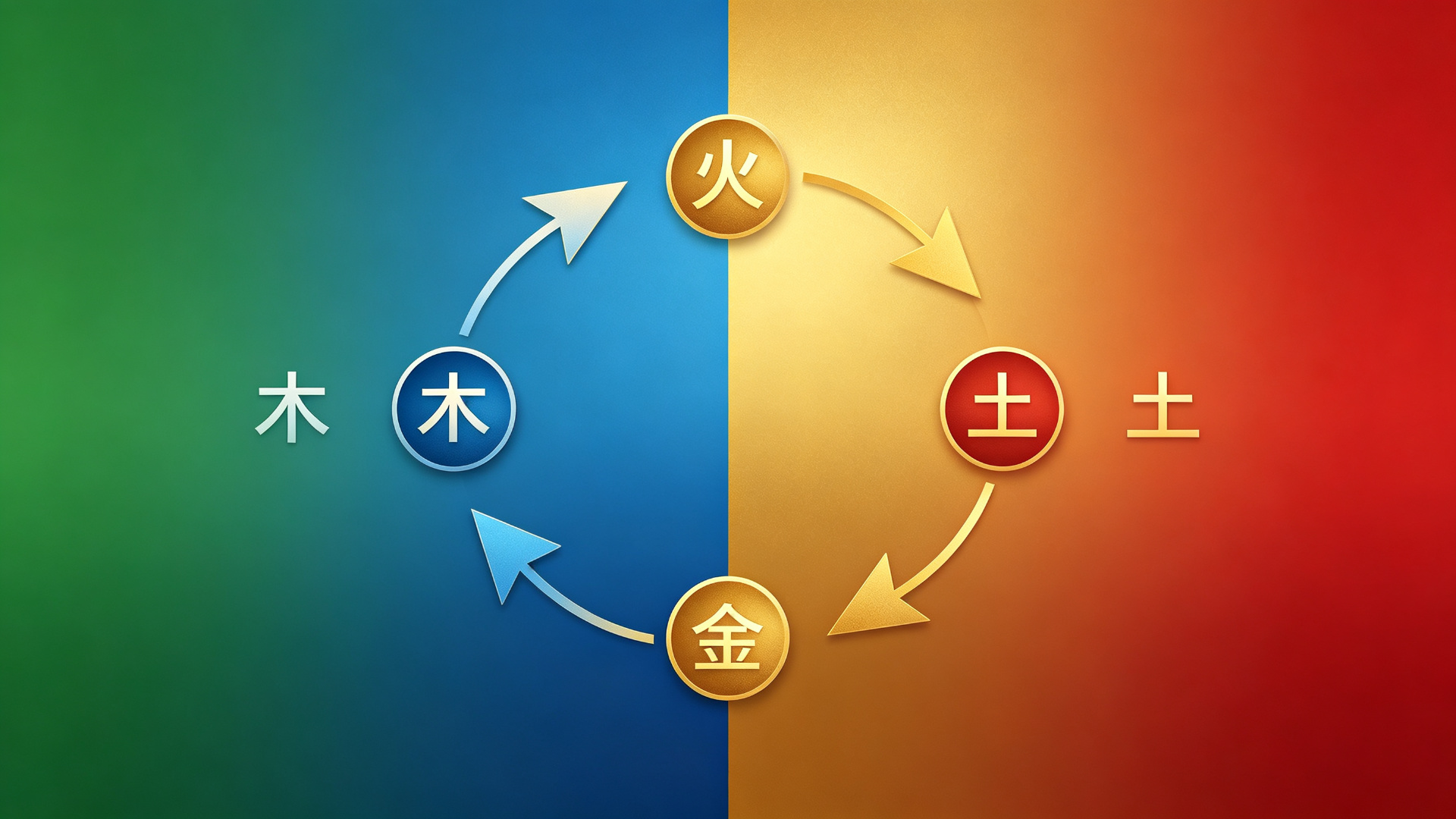 五行相生循環