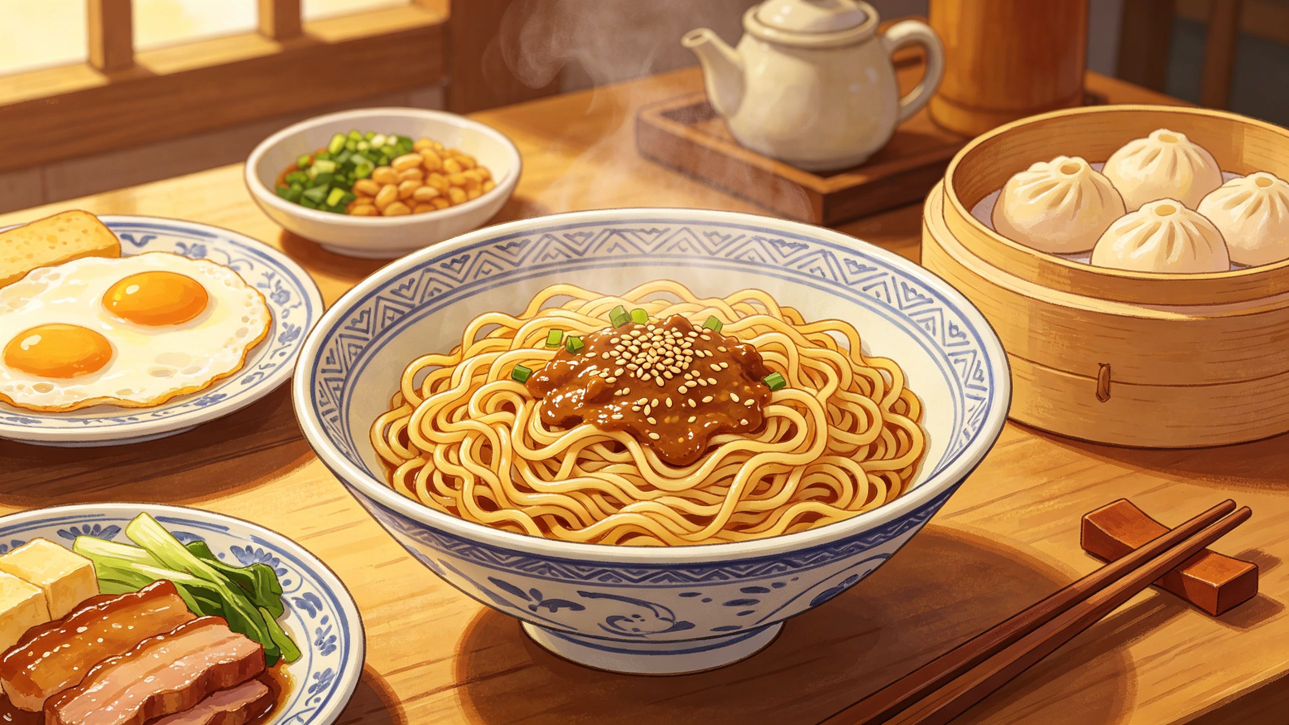 武汉热干麵美食