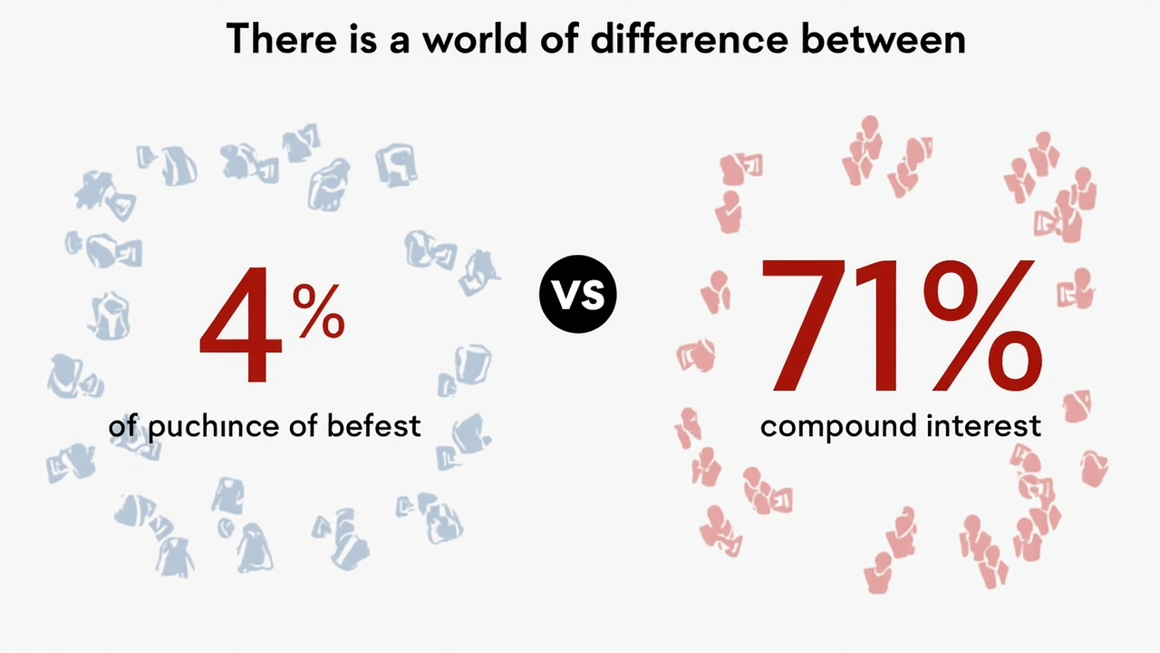 3%到4% vs 7%的复利天差地别